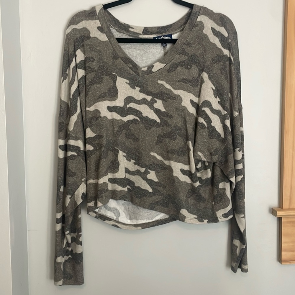 Camo sweater